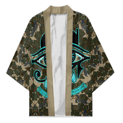 Imentet Egyptian Kimono with Eye of Horus and Eternal Tree in Afterlife