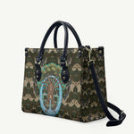 Imentet Egyptian Leather Bag with Eye of Horus and Eternal Tree in Afterlife