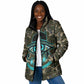 Imentet Egyptian Padded Jacket with Eye of Horus and Eternal Tree in Afterlife
