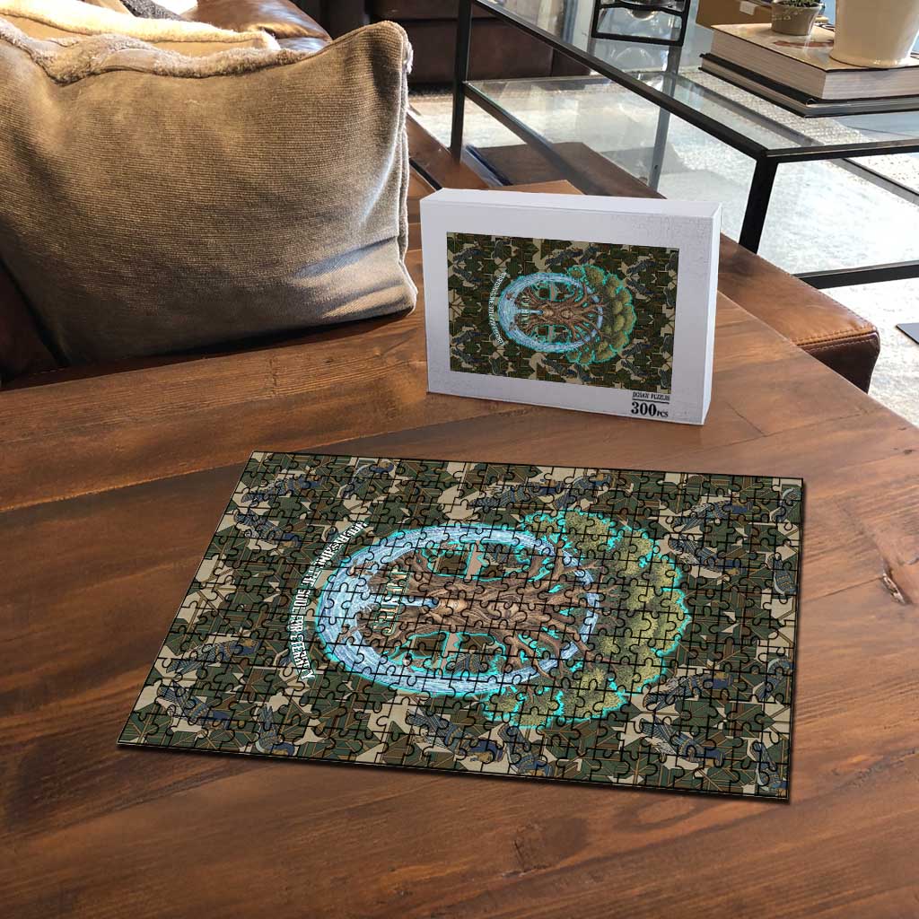 Imentet Egyptian Puzzle with Eye of Horus and Eternal Tree in Afterlife