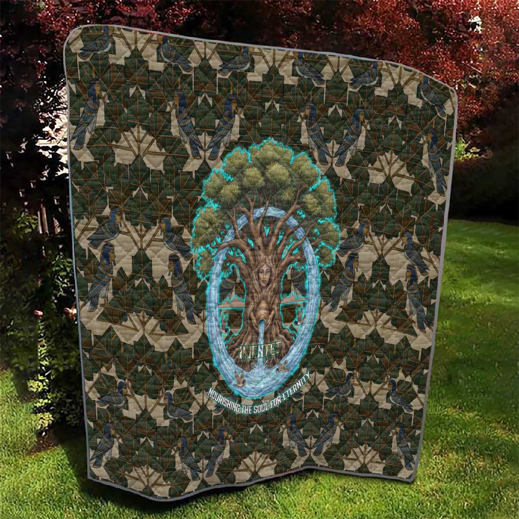 Imentet Egyptian Quilt with Eye of Horus and Eternal Tree in Afterlife
