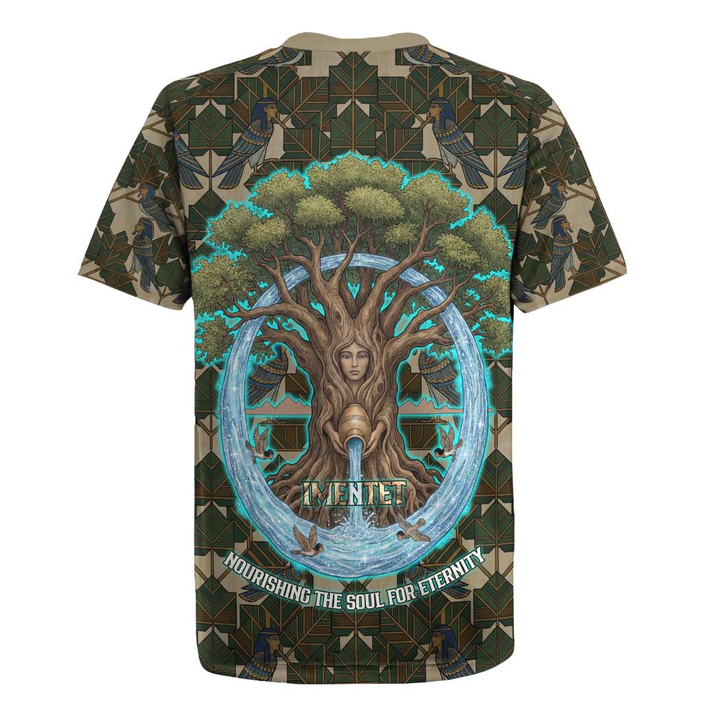Imentet Egyptian Rugby Jersey with Eye of Horus and Eternal Tree in Afterlife