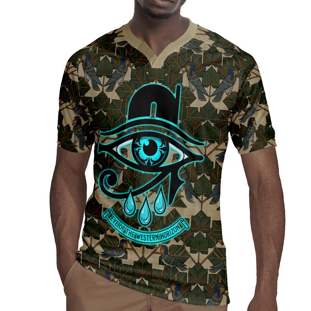 Imentet Egyptian Rugby Jersey with Eye of Horus and Eternal Tree in Afterlife