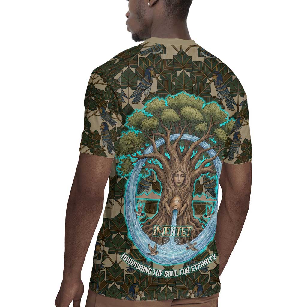Imentet Egyptian Rugby Jersey with Eye of Horus and Eternal Tree in Afterlife