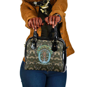 Imentet Egyptian Shoulder Handbag with Eye of Horus and Eternal Tree in Afterlife
