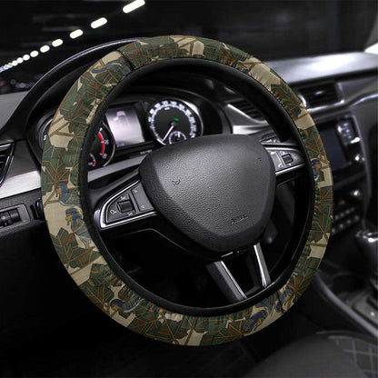 Imentet Egyptian Steering Wheel Cover with Eye of Horus and Eternal Tree in Afterlife