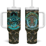 Imentet Egyptian Tumbler With Handle with Eye of Horus and Eternal Tree in Afterlife