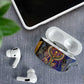 Isis Ankh Symbol AirPods Case with Celestial Wings in Ancient Egyptian Cosmic