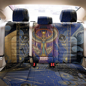 Isis Ankh Symbol Back Car Seat Cover with Celestial Wings in Ancient Egyptian Cosmic