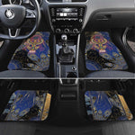 Isis Ankh Symbol Car Mats with Celestial Wings in Ancient Egyptian Cosmic