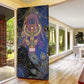 Isis Ankh Symbol Door Cover with Celestial Wings in Ancient Egyptian Cosmic