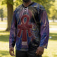 Isis Ankh Symbol Hockey Jersey with Celestial Wings in Ancient Egyptian Cosmic