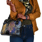 Isis Ankh Symbol Shoulder Handbag with Celestial Wings in Ancient Egyptian Cosmic