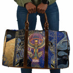 Isis Ankh Symbol Travel Bag with Celestial Wings in Ancient Egyptian Cosmic