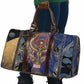 Isis Ankh Symbol Travel Bag with Celestial Wings in Ancient Egyptian Cosmic