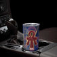 Isis Ankh Symbol Tumbler Cup with Celestial Wings in Ancient Egyptian Cosmic