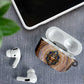 Isis AirPods Case with Falcon Symbol and Sacred Geometry in Egyptian