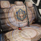 Isis Back Car Seat Cover with Falcon Symbol and Sacred Geometry in Egyptian