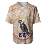 Isis Baseball Jersey with Falcon Symbol and Sacred Geometry in Egyptian