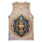 Isis Basketball Jersey with Falcon Symbol and Sacred Geometry in Egyptian