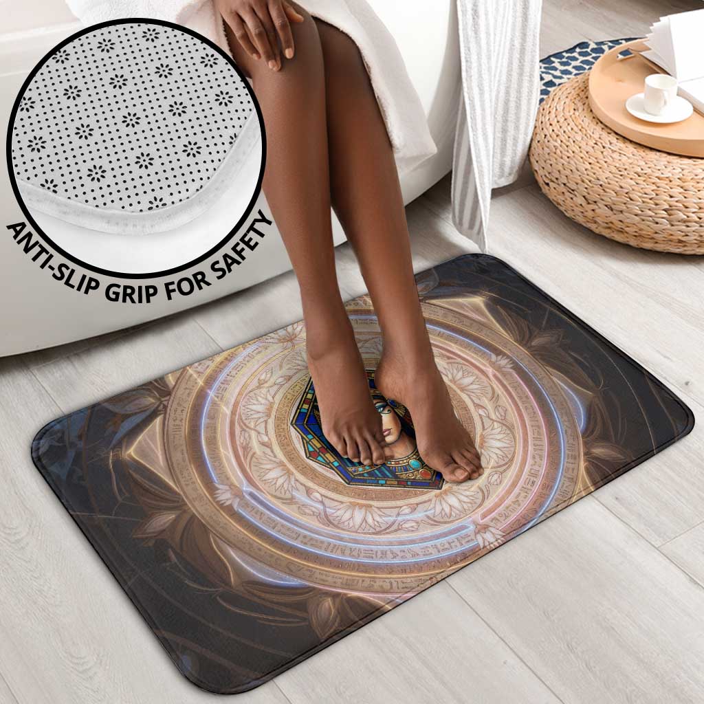 Isis Bathroom Set with Falcon Symbol and Sacred Geometry in Egyptian