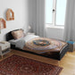 Isis Bedding Set with Falcon Symbol and Sacred Geometry in Egyptian