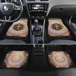 Isis Car Mats with Falcon Symbol and Sacred Geometry in Egyptian