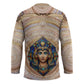 Isis Hockey Jersey with Falcon Symbol and Sacred Geometry in Egyptian