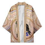Isis Kimono with Falcon Symbol and Sacred Geometry in Egyptian