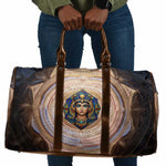 Isis Travel Bag with Falcon Symbol and Sacred Geometry in Egyptian