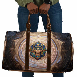 Isis Travel Bag with Falcon Symbol and Sacred Geometry in Egyptian