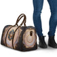 Isis Travel Bag with Falcon Symbol and Sacred Geometry in Egyptian