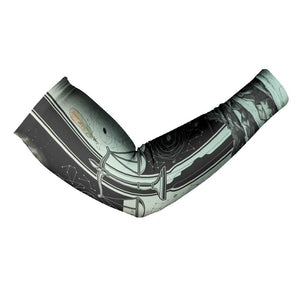 Ma’at Feather Egyptian Arm Sleeves with Scales Symbolizing Truth and Cosmic Balance