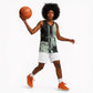Ma’at Feather Egyptian Basketball Jersey with Scales Symbolizing Truth and Cosmic Balance