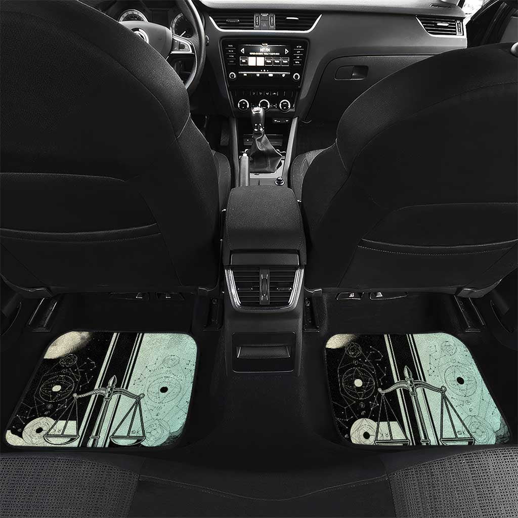 Ma’at Feather Egyptian Car Mats with Scales Symbolizing Truth and Cosmic Balance