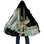 Ma’at Feather Egyptian Cloak with Scales Symbolizing Truth and Cosmic Balance
