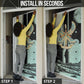 Ma’at Feather Egyptian Door Cover with Scales Symbolizing Truth and Cosmic Balance