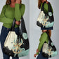 Ma’at Feather Egyptian Grocery Bag with Scales Symbolizing Truth and Cosmic Balance