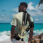 Ma’at Feather Egyptian Hawaiian Shirt with Scales Symbolizing Truth and Cosmic Balance