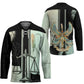 Ma’at Feather Egyptian Hockey Jersey with Scales Symbolizing Truth and Cosmic Balance