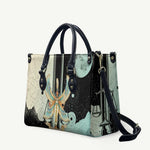 Ma’at Feather Egyptian Leather Bag with Scales Symbolizing Truth and Cosmic Balance
