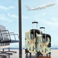Ma’at Feather Egyptian Luggage Cover with Scales Symbolizing Truth and Cosmic Balance