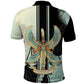 Ma’at Feather Egyptian Polo Shirt with Scales Symbolizing Truth and Cosmic Balance