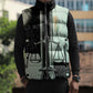 Ma’at Feather Egyptian Sleeveless Puffer Jacket with Scales Symbolizing Truth and Cosmic Balance