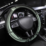 Ma’at Feather Egyptian Steering Wheel Cover with Scales Symbolizing Truth and Cosmic Balance
