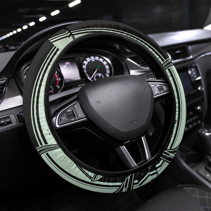 Ma’at Feather Egyptian Steering Wheel Cover with Scales Symbolizing Truth and Cosmic Balance