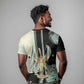 Ma’at Feather Egyptian T shirt with Scales Symbolizing Truth and Cosmic Balance