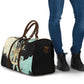 Ma’at Feather Egyptian Travel Bag with Scales Symbolizing Truth and Cosmic Balance