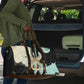 Ma’at Feather Egyptian Travel Bag with Scales Symbolizing Truth and Cosmic Balance