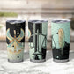 Ma’at Feather Egyptian Tumbler Cup with Scales Symbolizing Truth and Cosmic Balance
